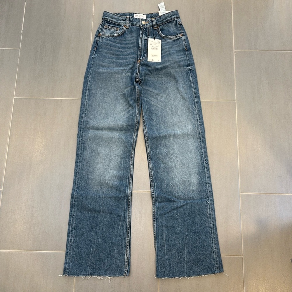 zara wide leg jeans